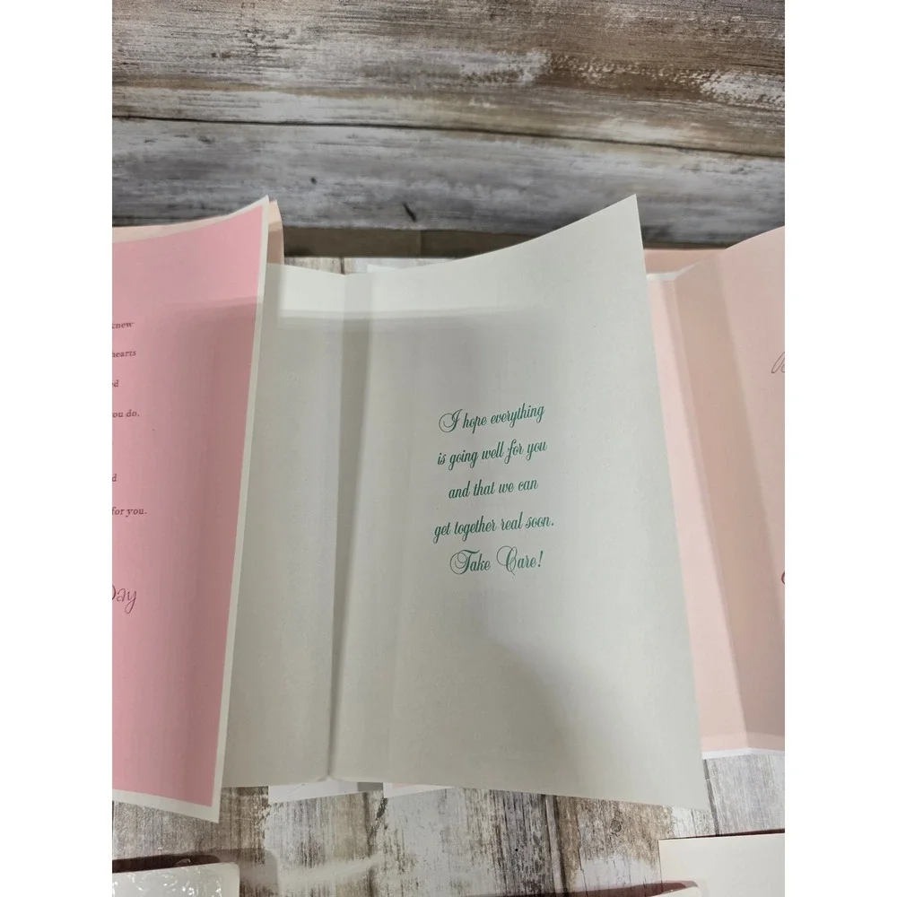 Hallmark Valentines Day Thinking of You Greeting Card Lot Sealed Packs Floral